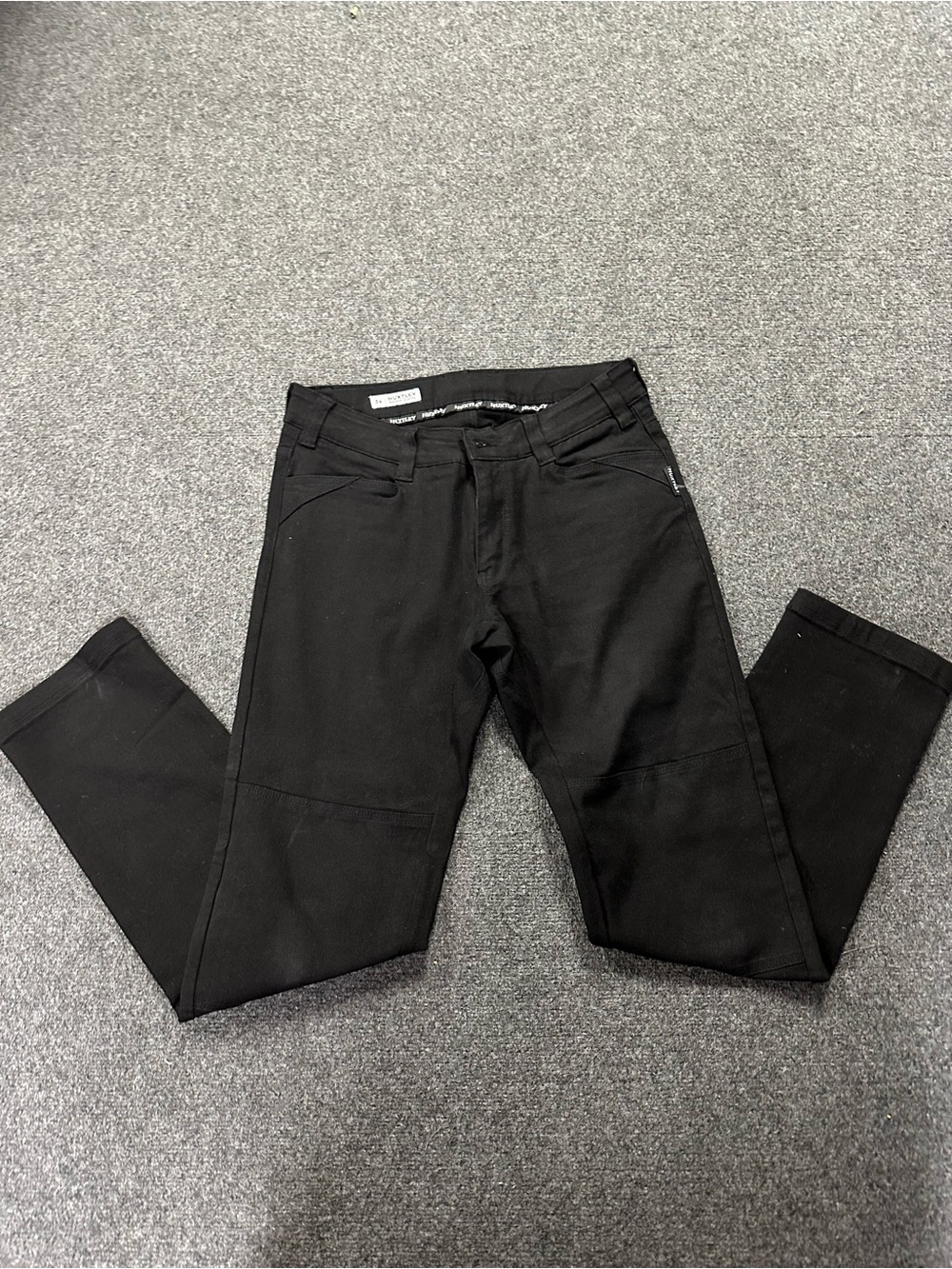 Huxtley FX-1 All Day Pants Men's Grey 34x34 Slim Stretch Twill Work Heavy Duty